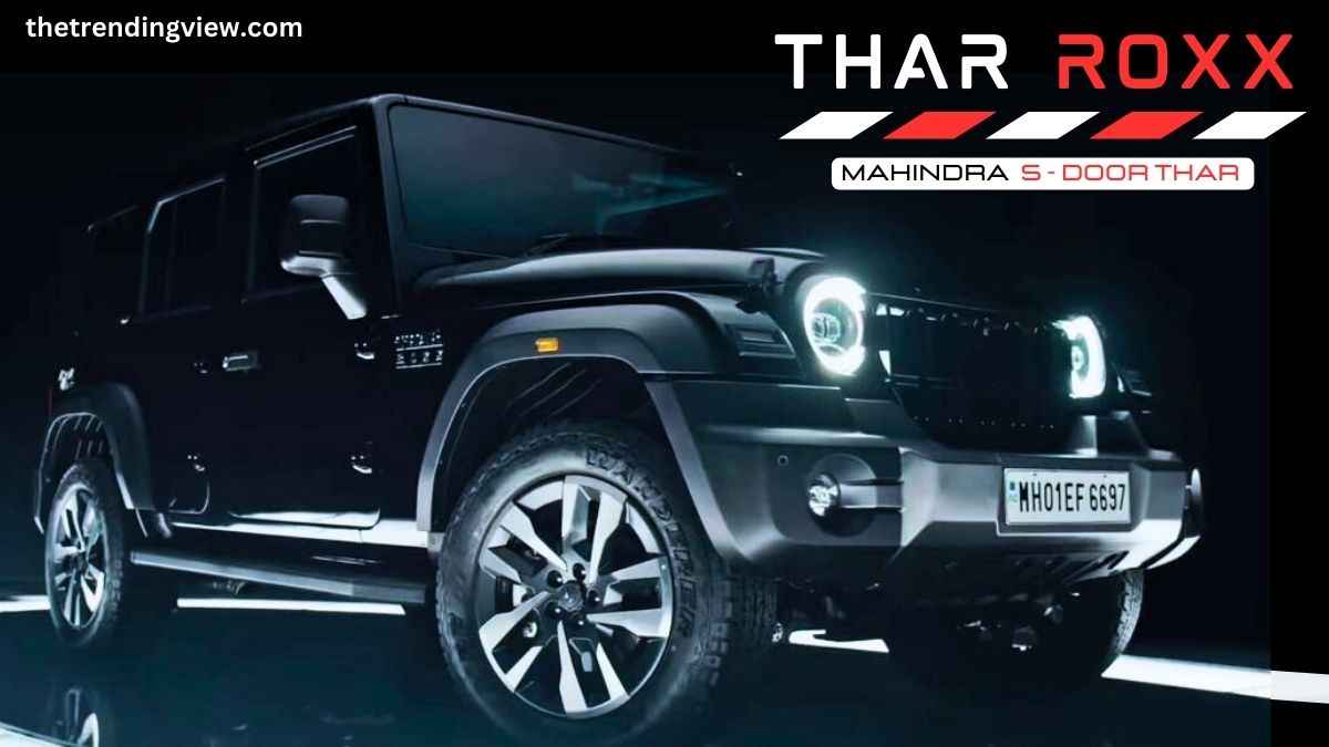 Mahindra Thar 5-door revealed | Named Thar Roxx