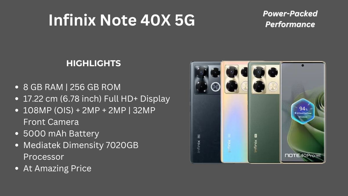 Infinix Note 40X 5G