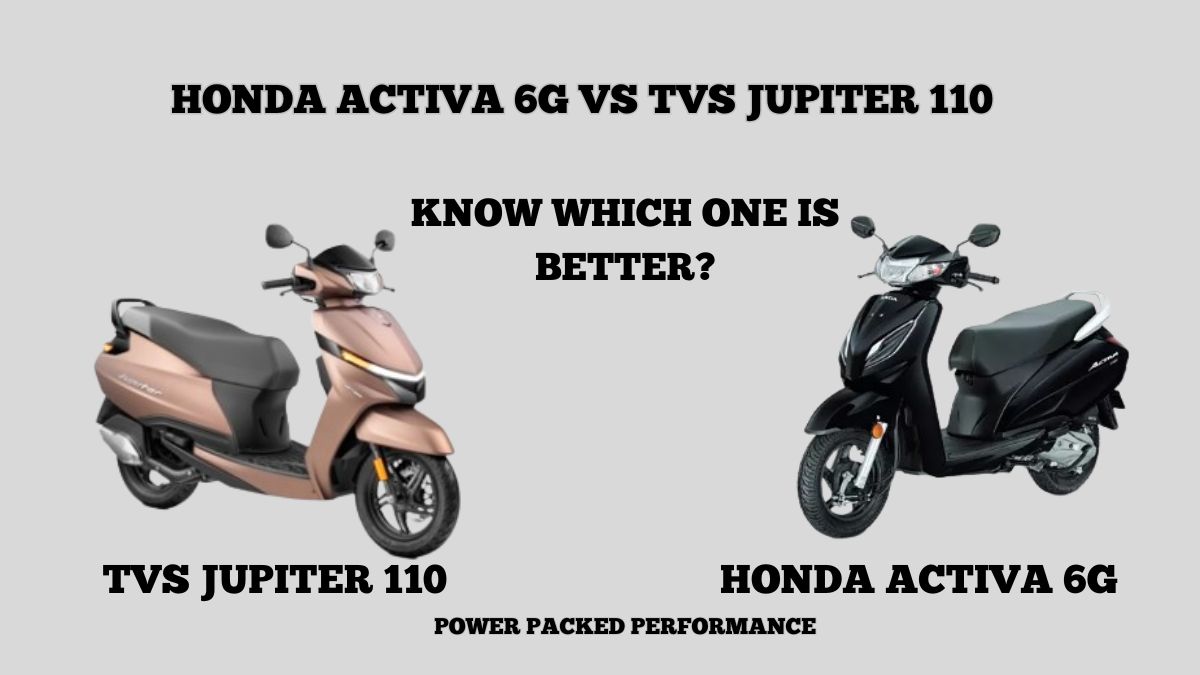 Honda Activa 6G vs TVS Jupiter 110