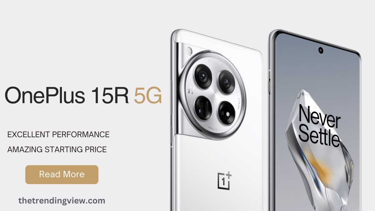 New OnePlus 15R 5G Smartphone