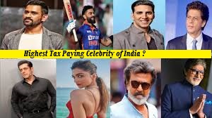 Highest Tax Paying Celebrity of India ?