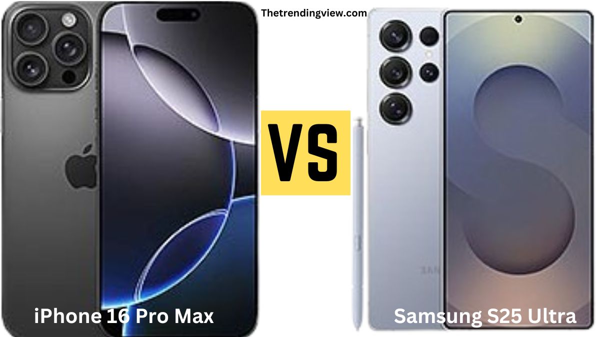 iPhone 16 Pro Max vs Samsung Galaxy S25 Ultra